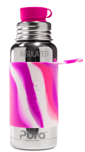 ig Mouth® Sport 16oz Insulated Bottle Pink Swirl