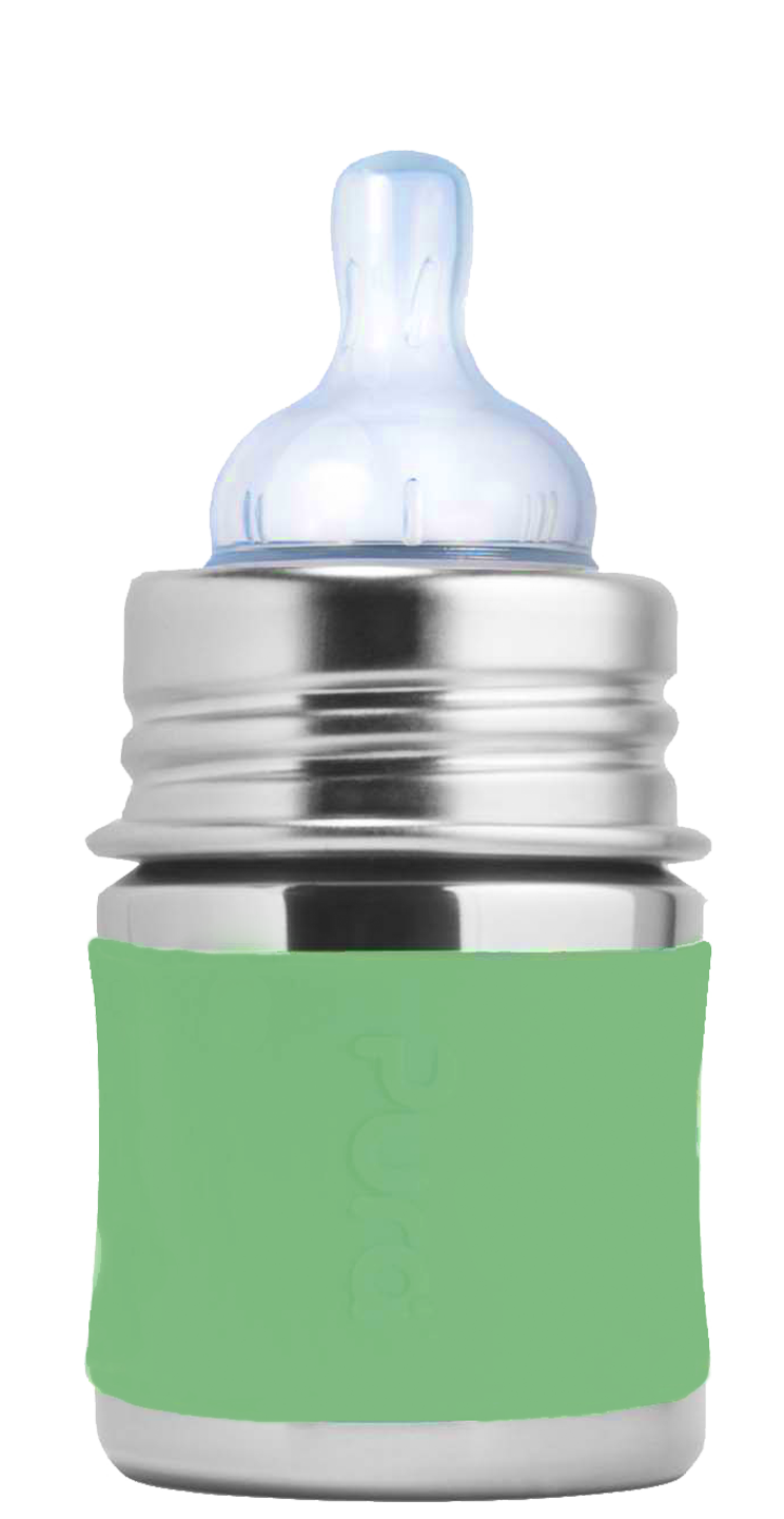 Pura Kiki 5 oz / 150 ml Infant Bottle in Spring Green – Pur'itsy