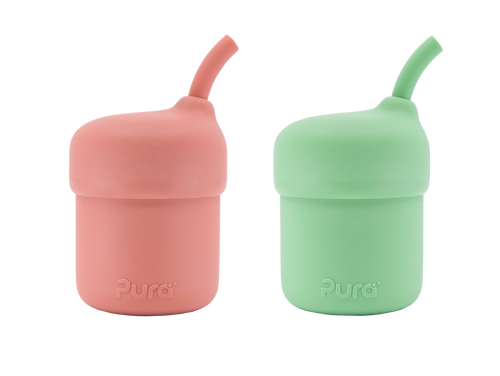 Silicone Sippy Straw Tops, 2 Pack